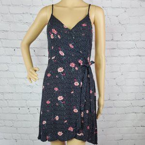 Polka Dot Floral Print Flowy Sundress